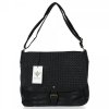 GEANȚĂ DE DAMĂ tip poștaș BEE BAG negru 613-122